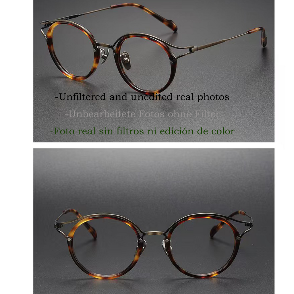 British-style vintage glasses