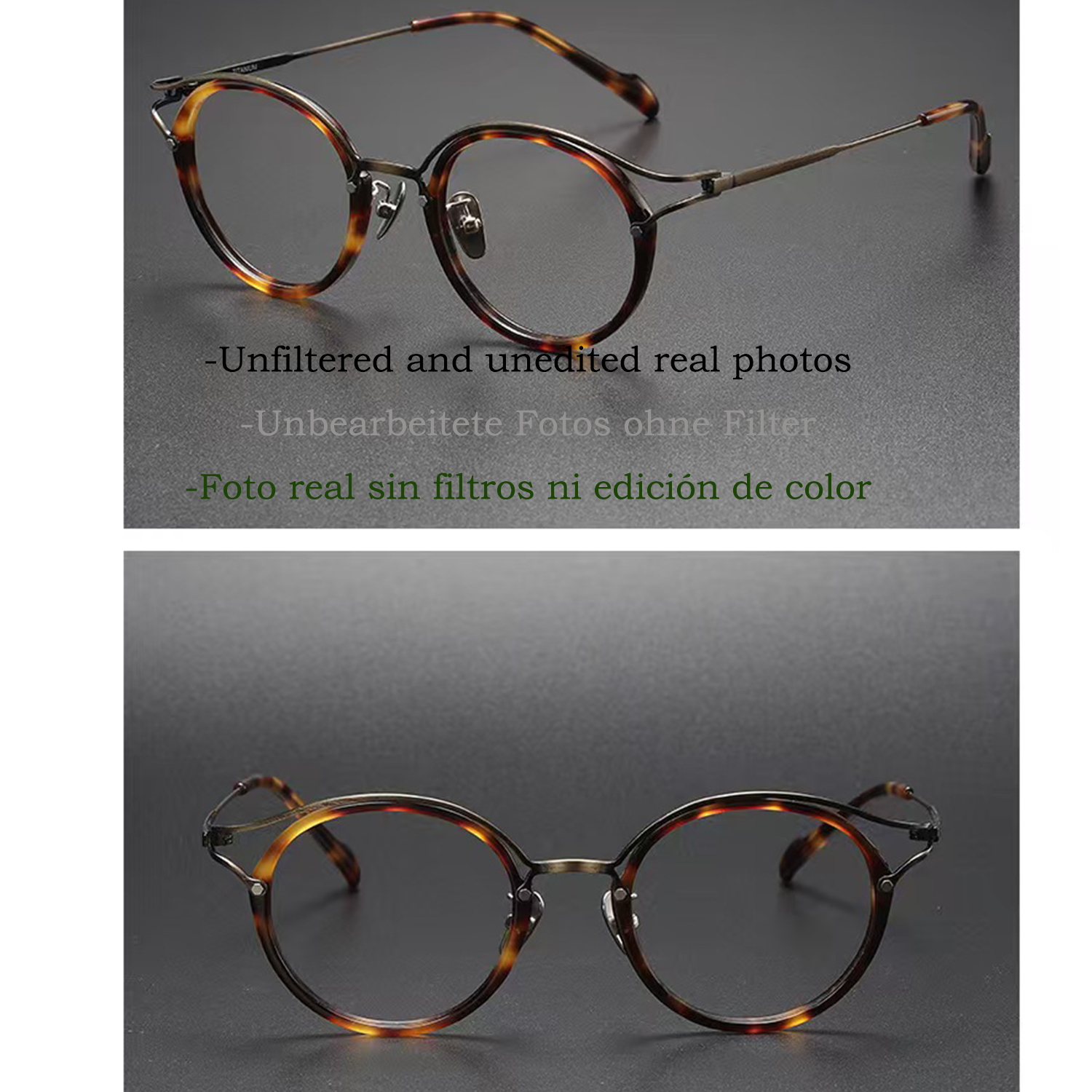 British-style vintage glasses