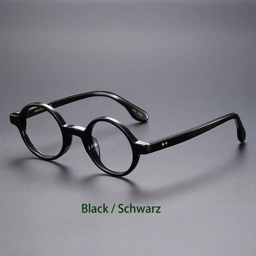 Acetate fiber plate vintage fashion glasses