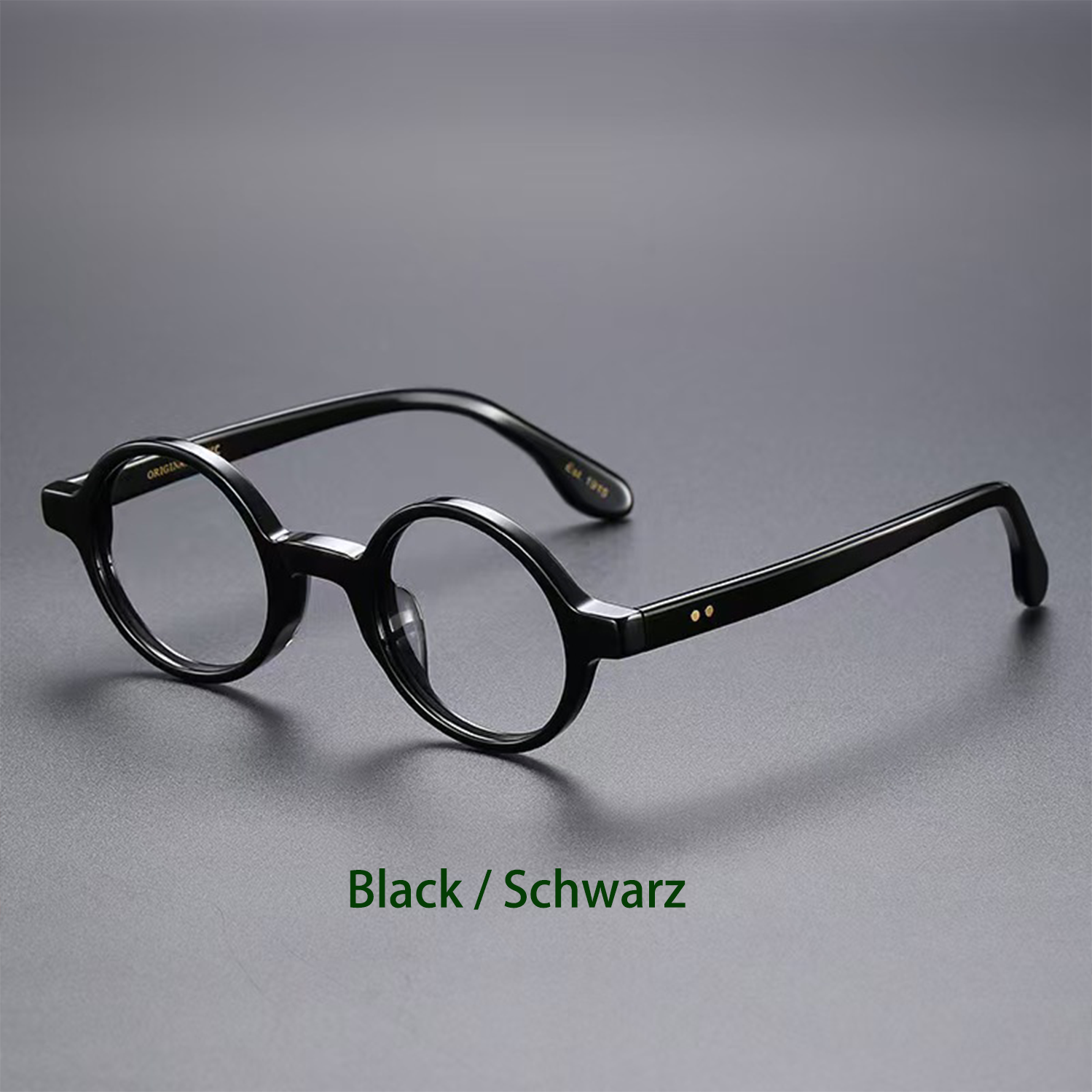 Acetate fiber plate vintage fashion glasses