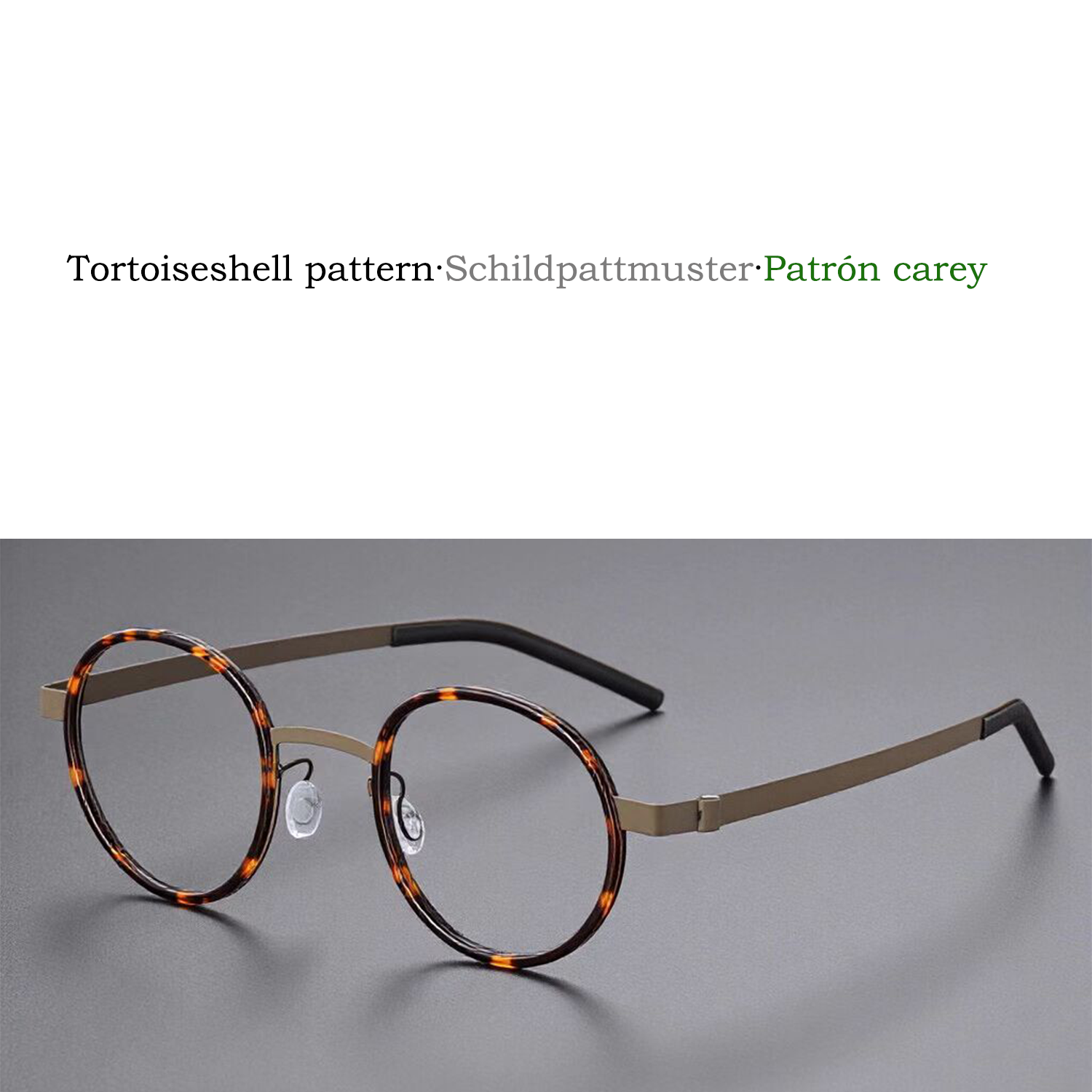 vintage titanio puro eye glasses