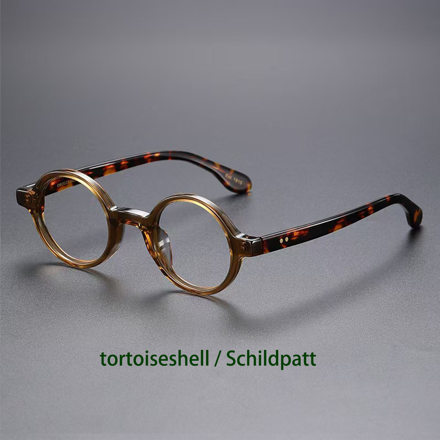 Acetate fiber plate vintage fashion glasses