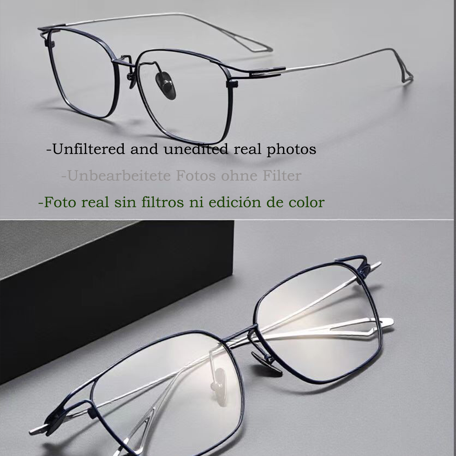 Hardcore Business Style Pure Titanium Glasses