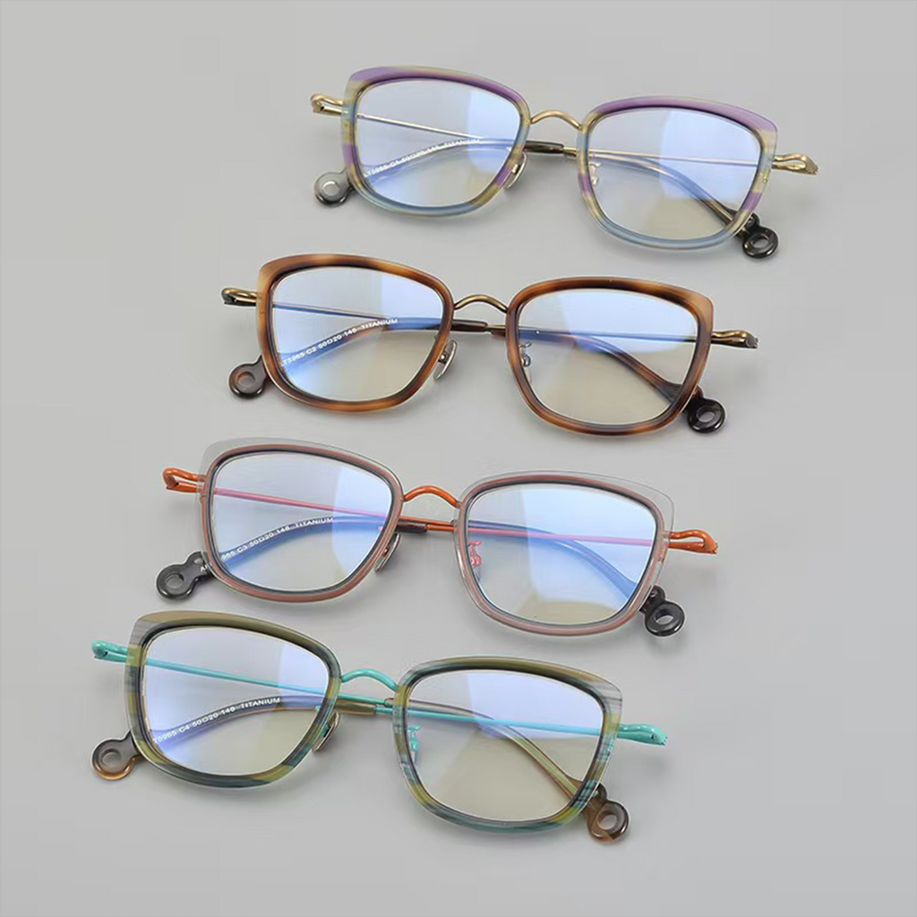 Pure Titanium Fashion Frame Glasses