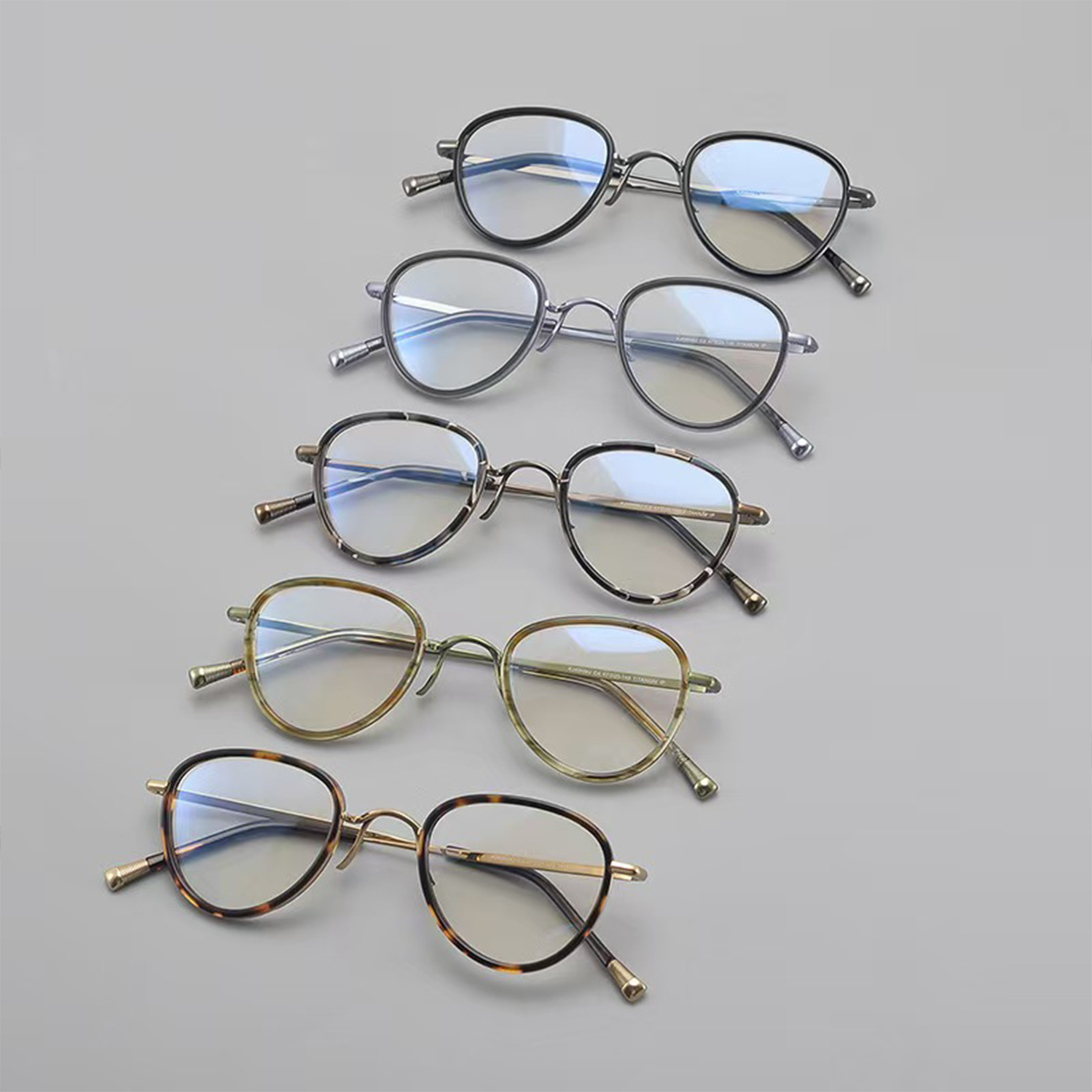 Titanium Stylish Pattern Glasses