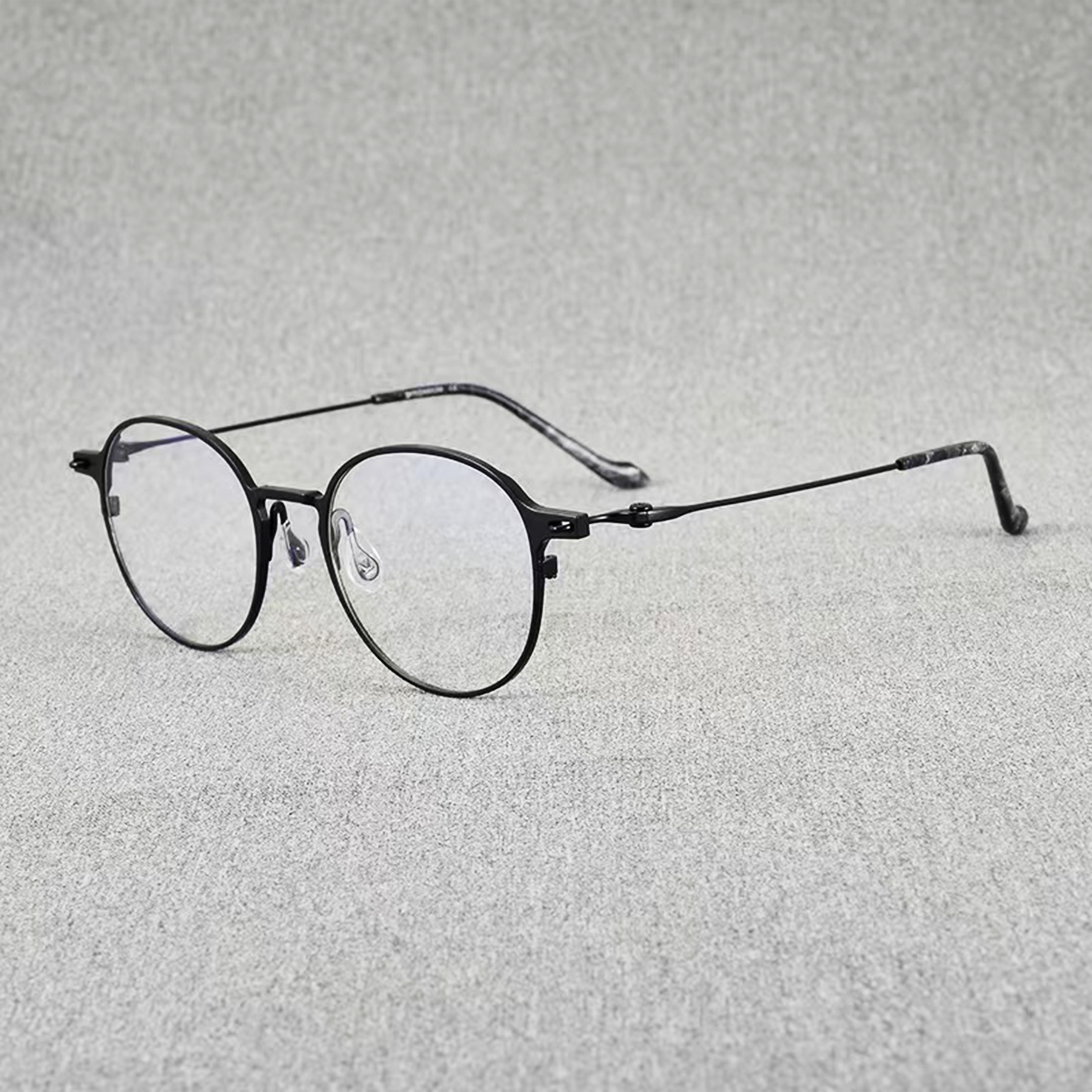 Ultra-light Pure Titanium Retro Glasses