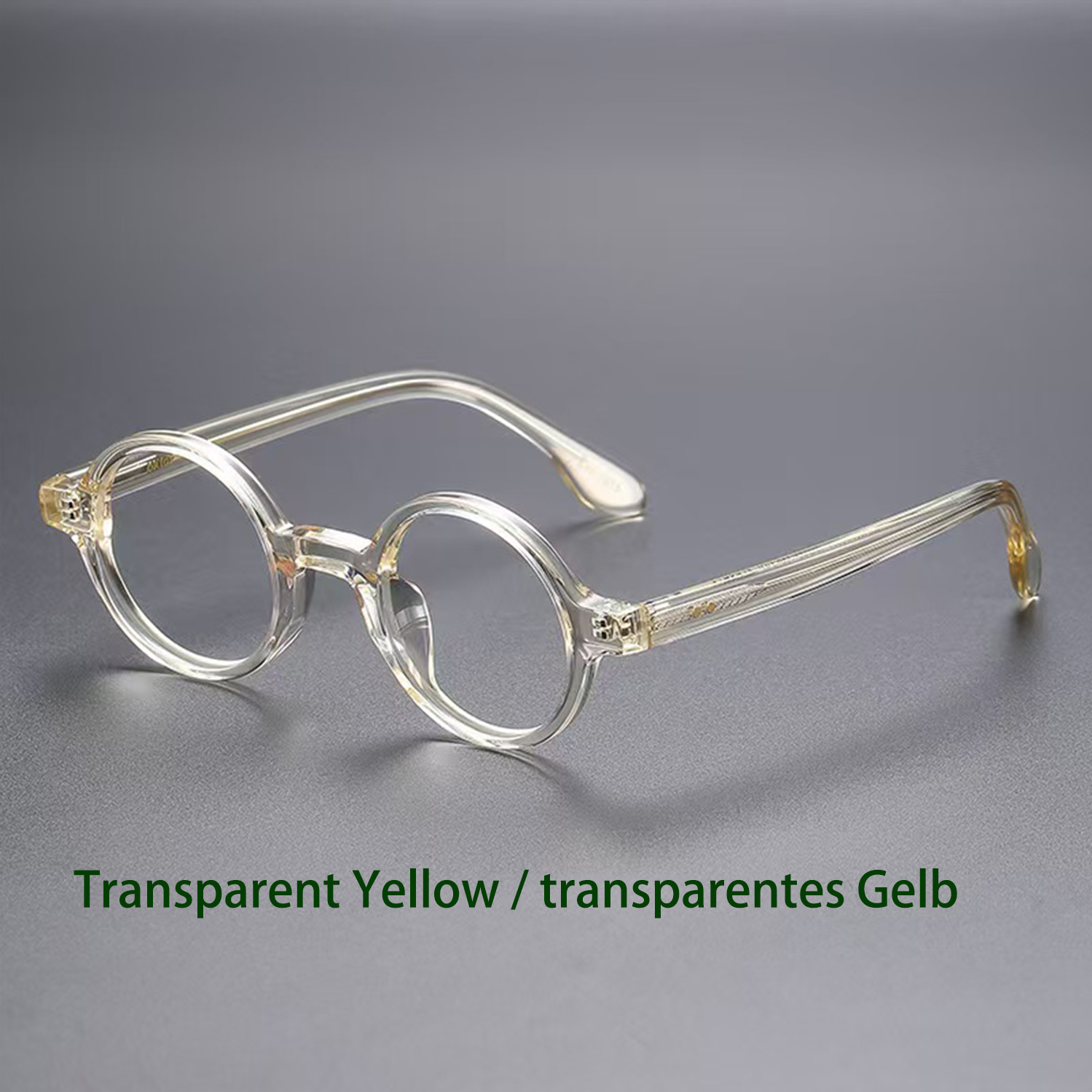 Acetate fiber plate vintage fashion glasses
