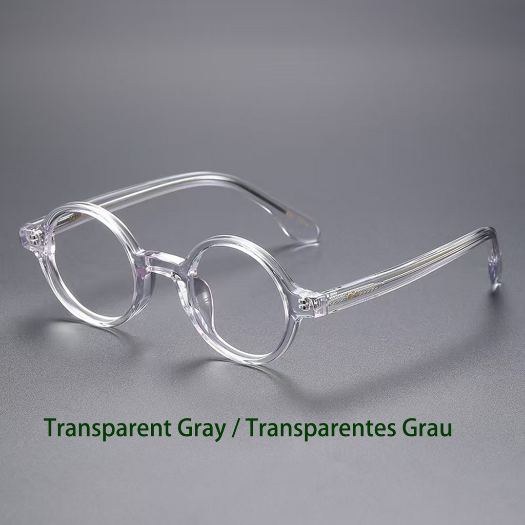 Acetate fiber plate vintage fashion glasses