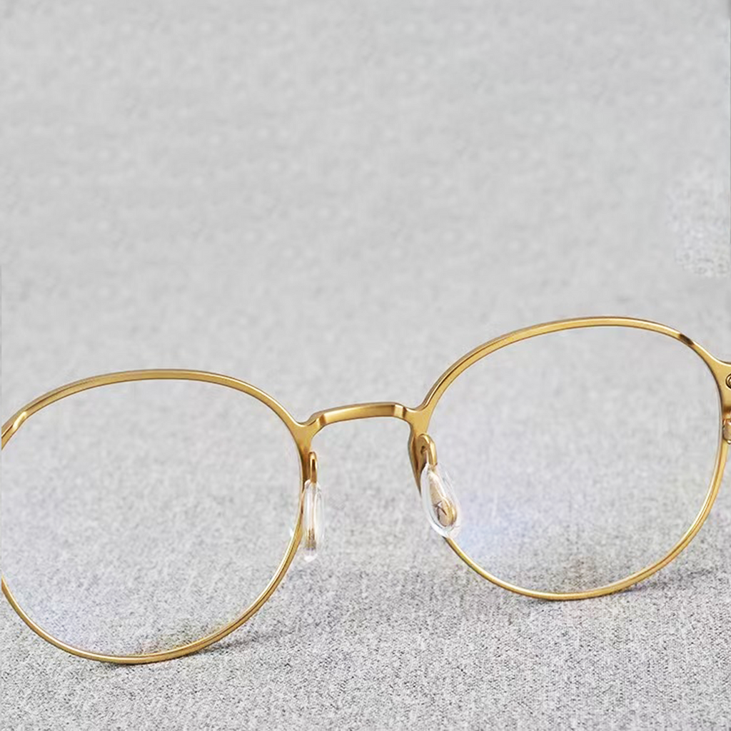 Ultra-light Pure Titanium Retro Glasses