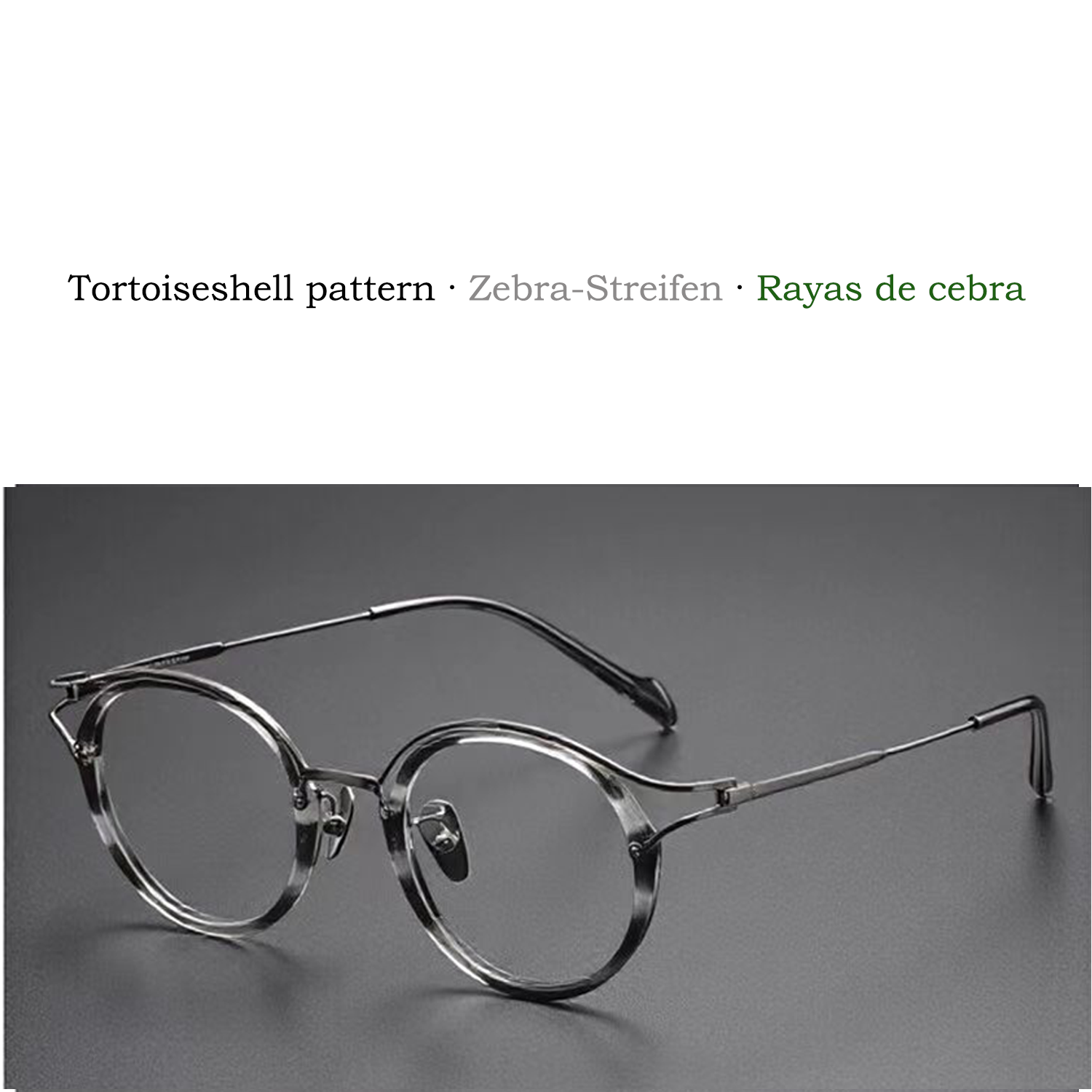 British-style vintage glasses