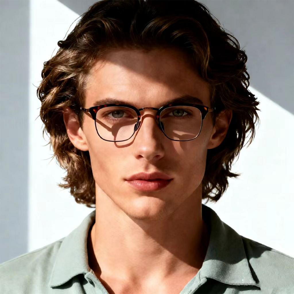 Titanium Vintage Business Fashion Glasses