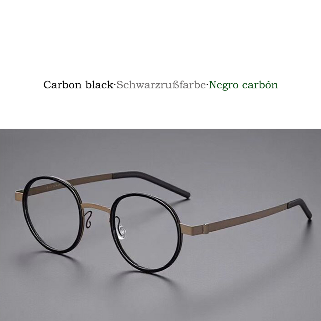 vintage titanio puro eye glasses