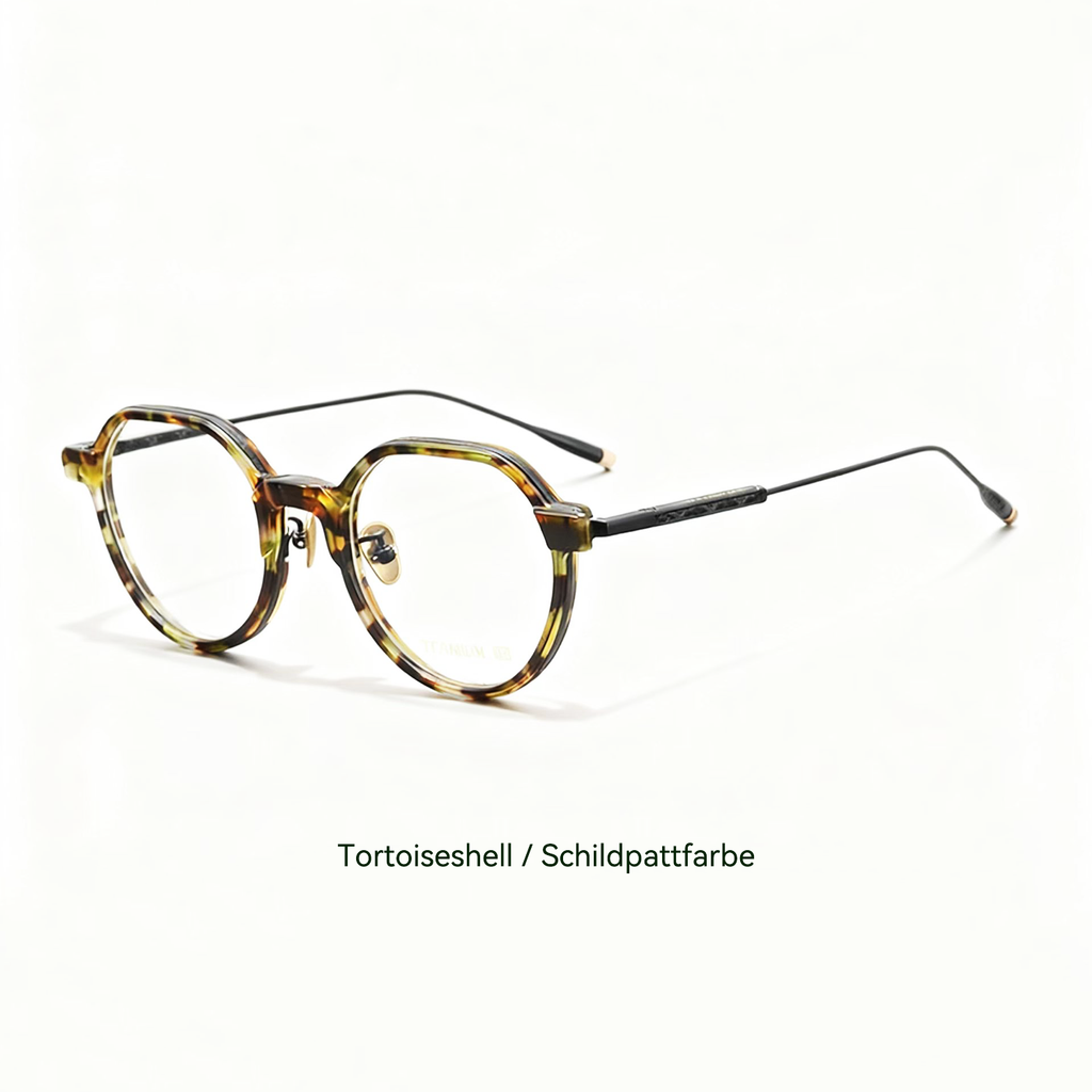 Pure titanium metal sheet glasses