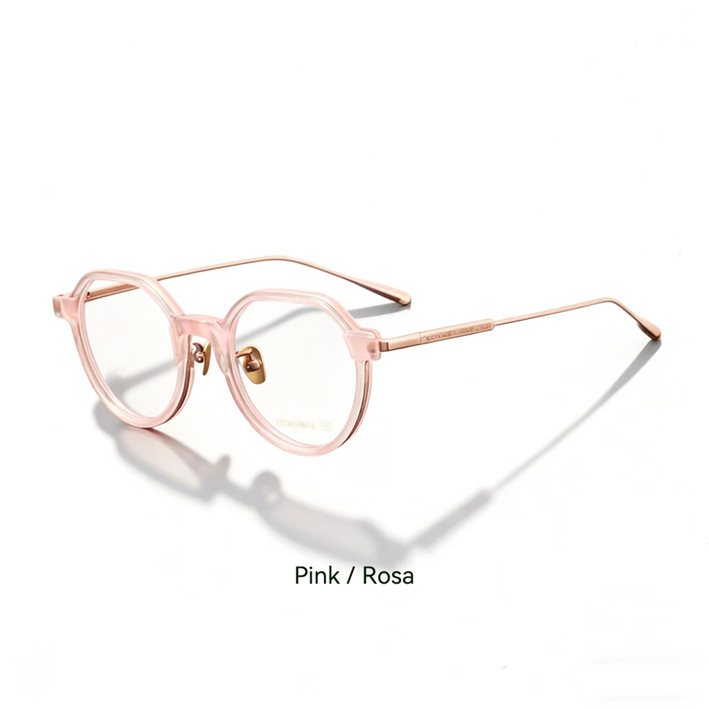 Pure titanium metal sheet glasses