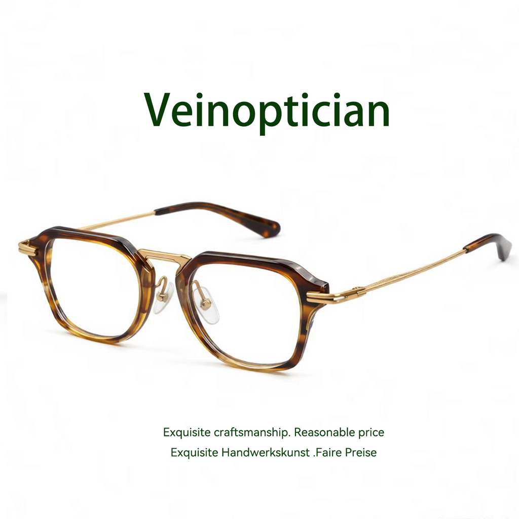 Titanium One-Piece Vintage Fashion Personalized Glasses