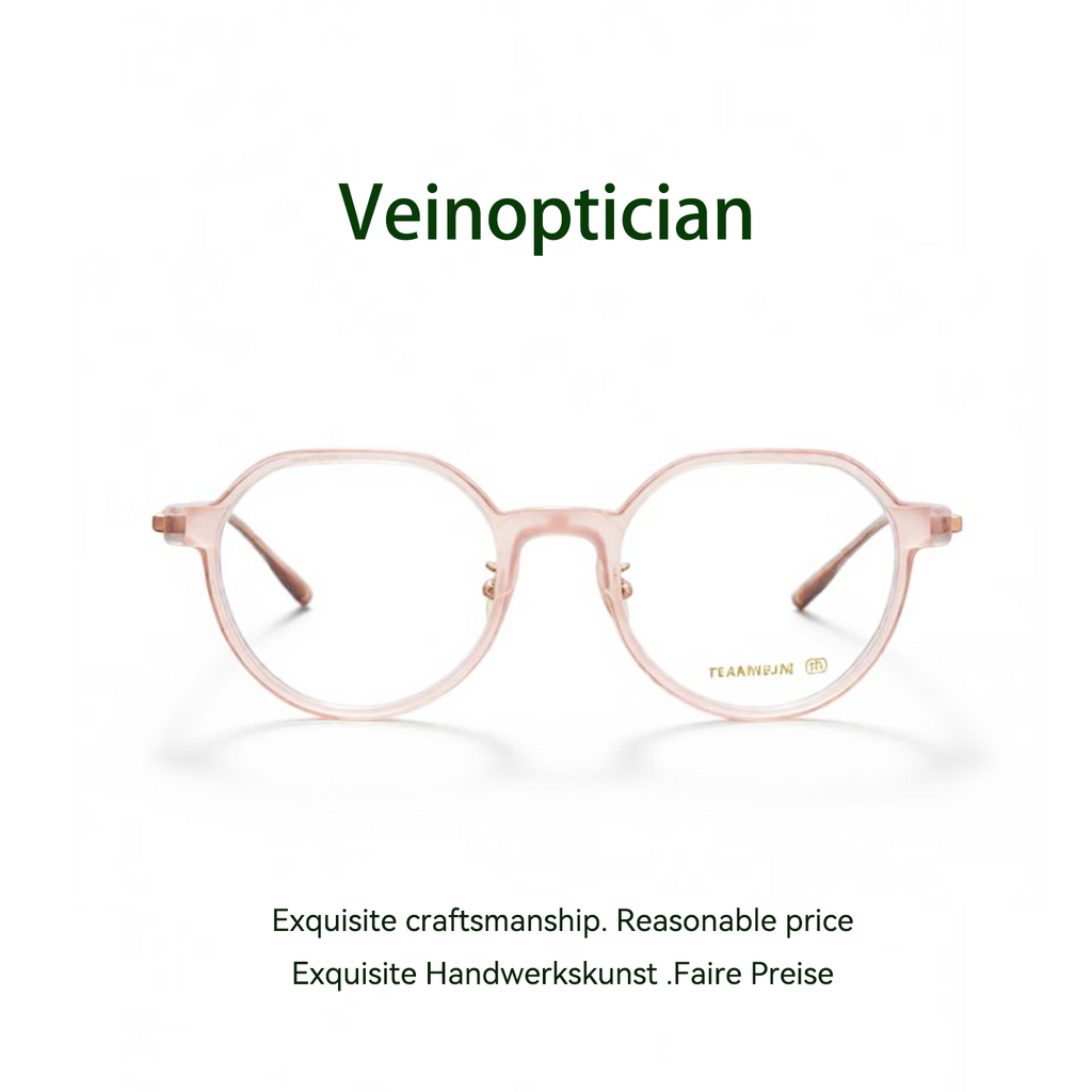 Pure titanium metal sheet glasses