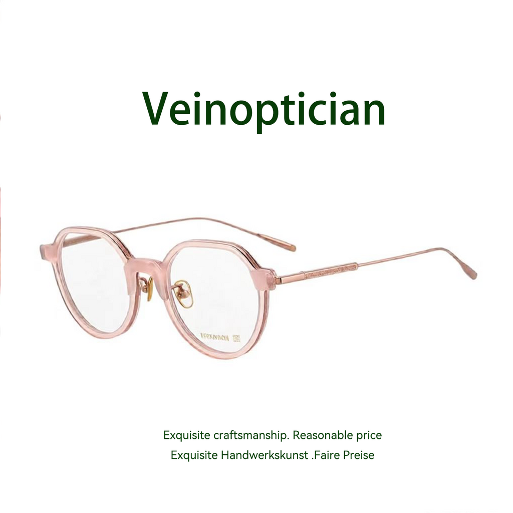 Pure titanium metal sheet glasses