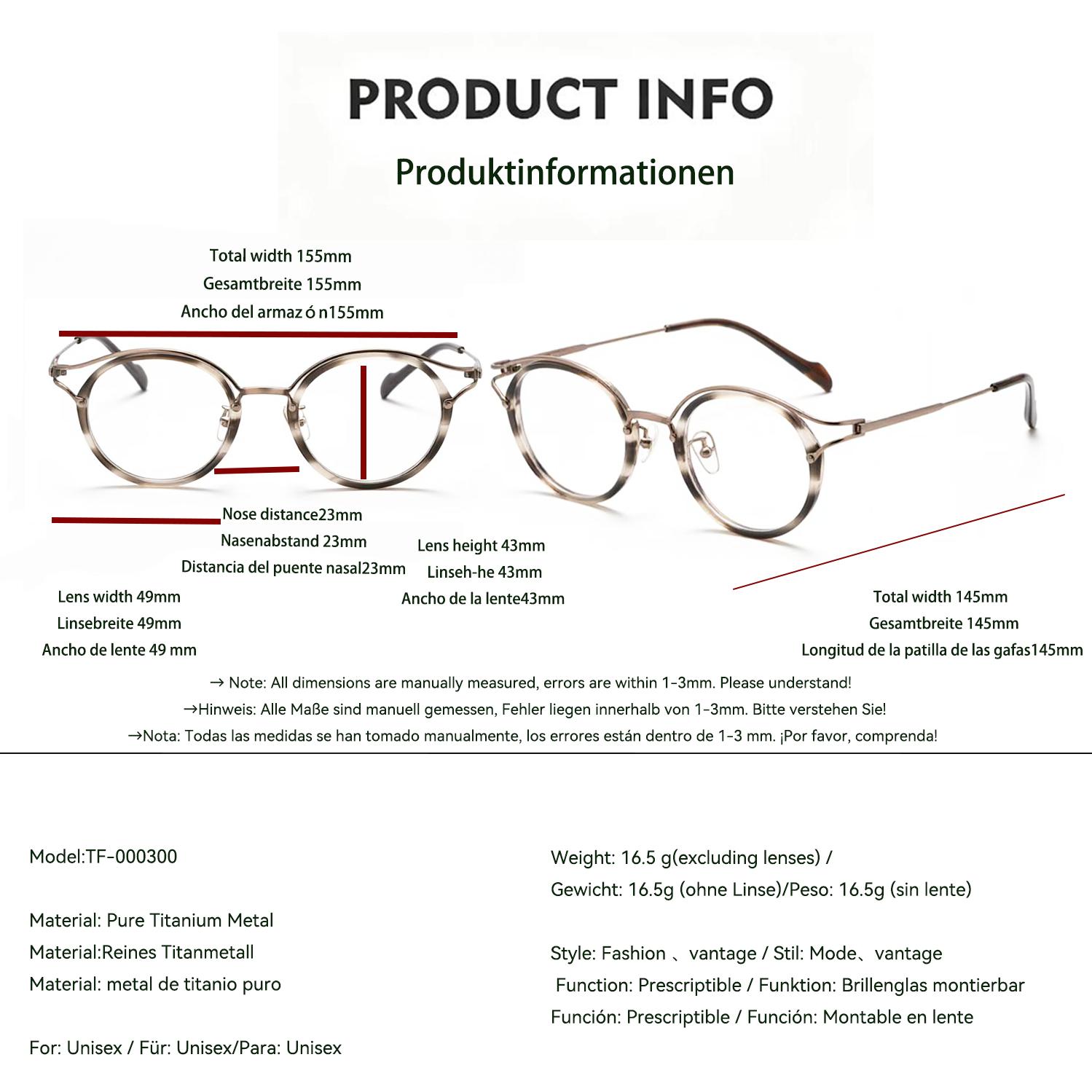 British-style vintage glasses