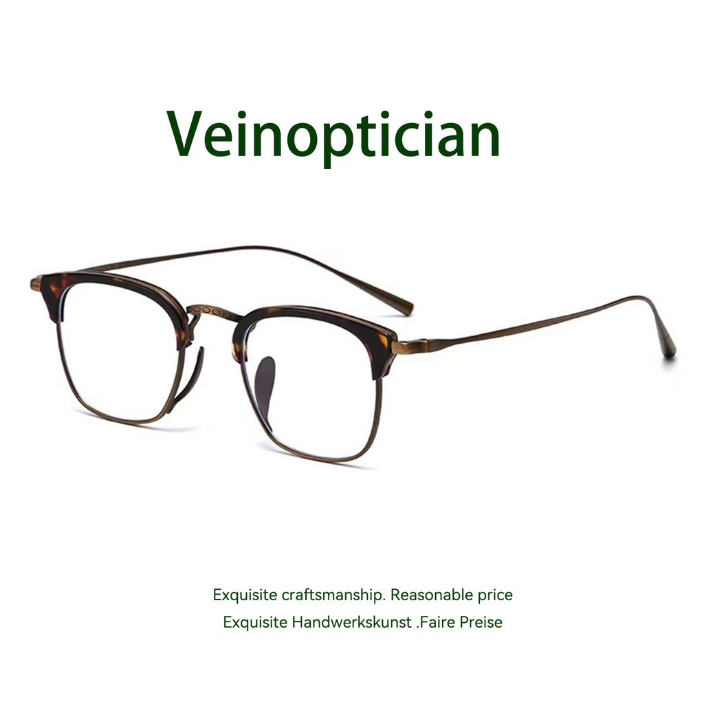 Titanium Vintage Business Fashion Glasses