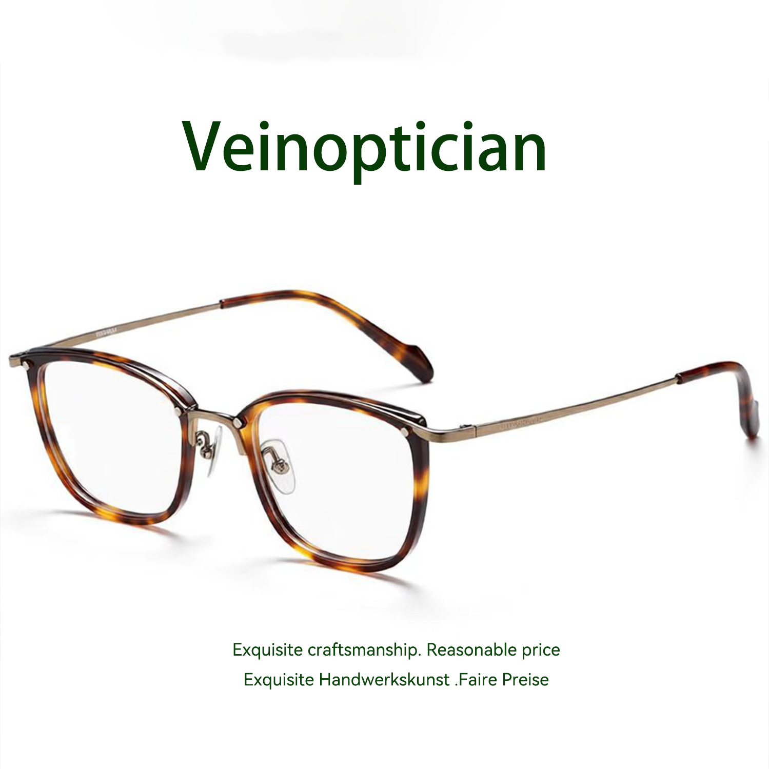 Pure Titanium Vintage Minimalist Glasses