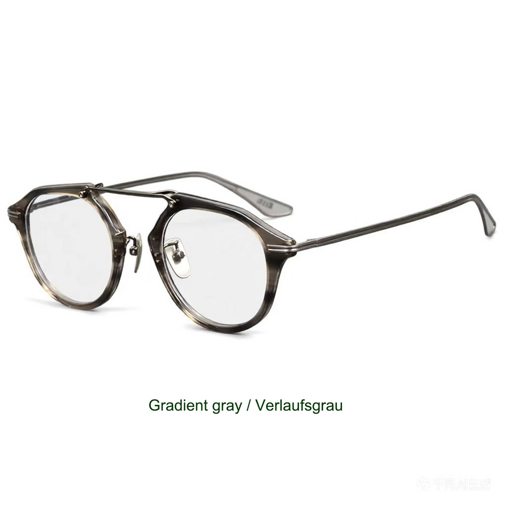 Titanium Fashion Acetate Fiber Frame Glasses
