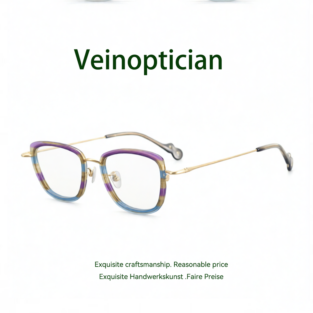 Pure Titanium Fashion Frame Glasses