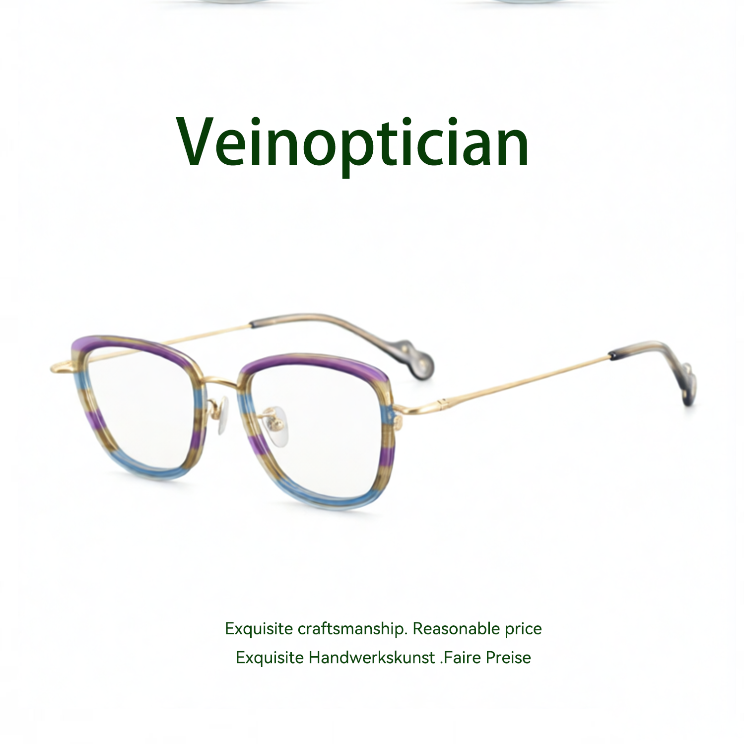 Pure Titanium Fashion Frame Glasses