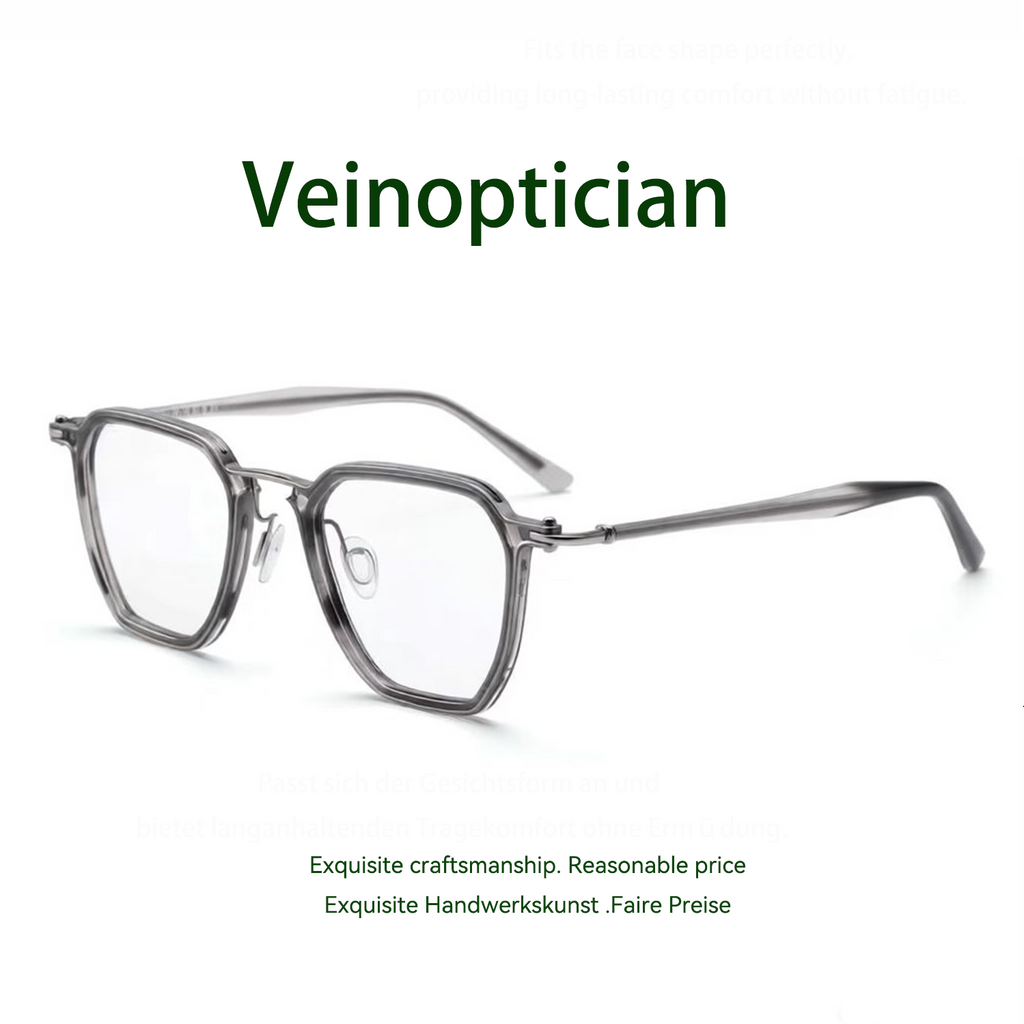 Titanium Metal Frame Fashion Glasses