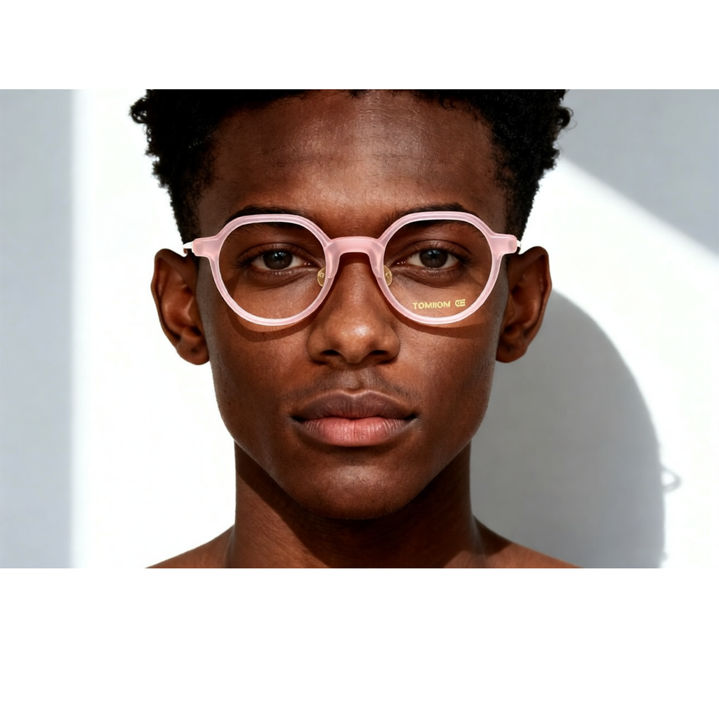 Pure titanium metal sheet glasses