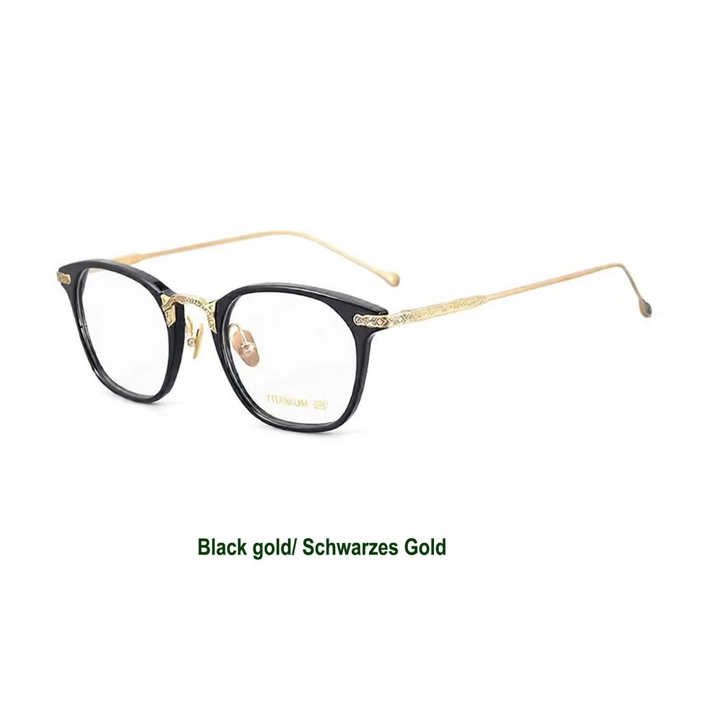 Solid Frame Glasses — Vintage Fashion Style