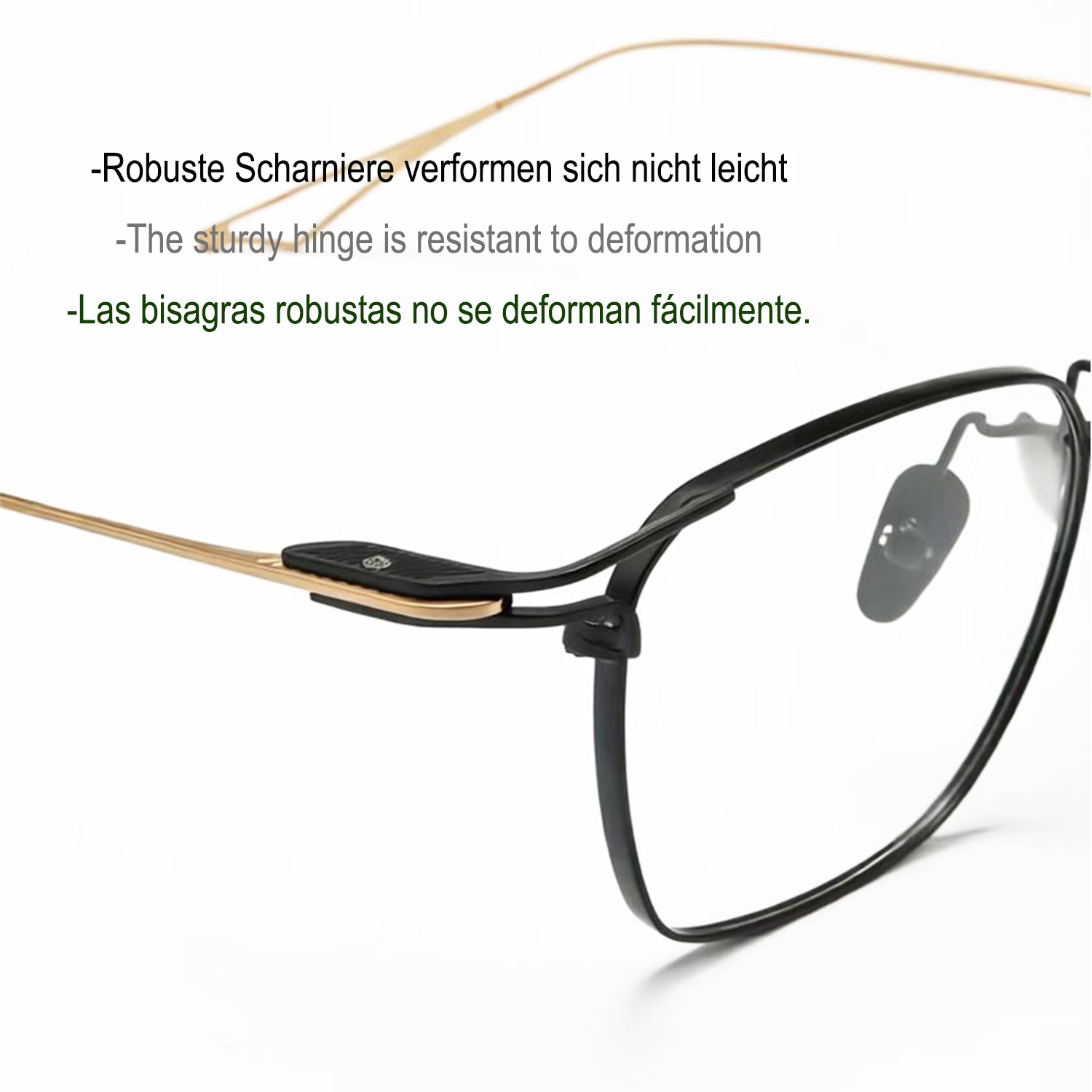 Hardcore Business Style Pure Titanium Glasses