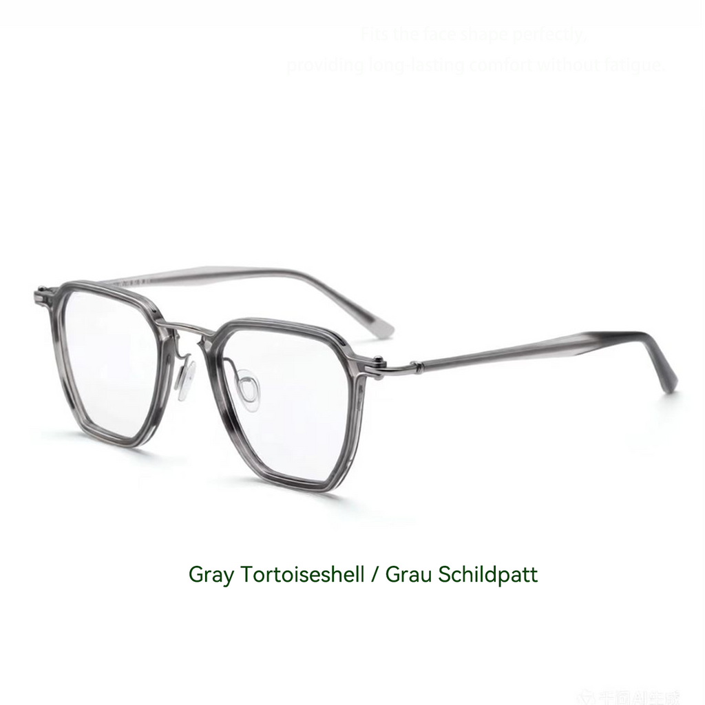 Titanium Metal Frame Fashion Glasses