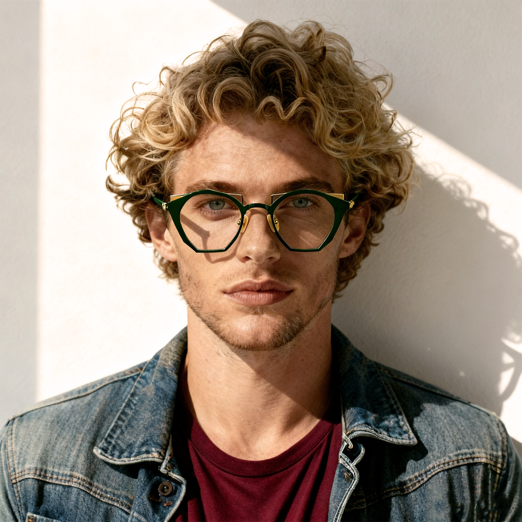 Retro-inspired Titanium Metal Frames (Unisex) Ultra-Lightweight Eyeglass Frames