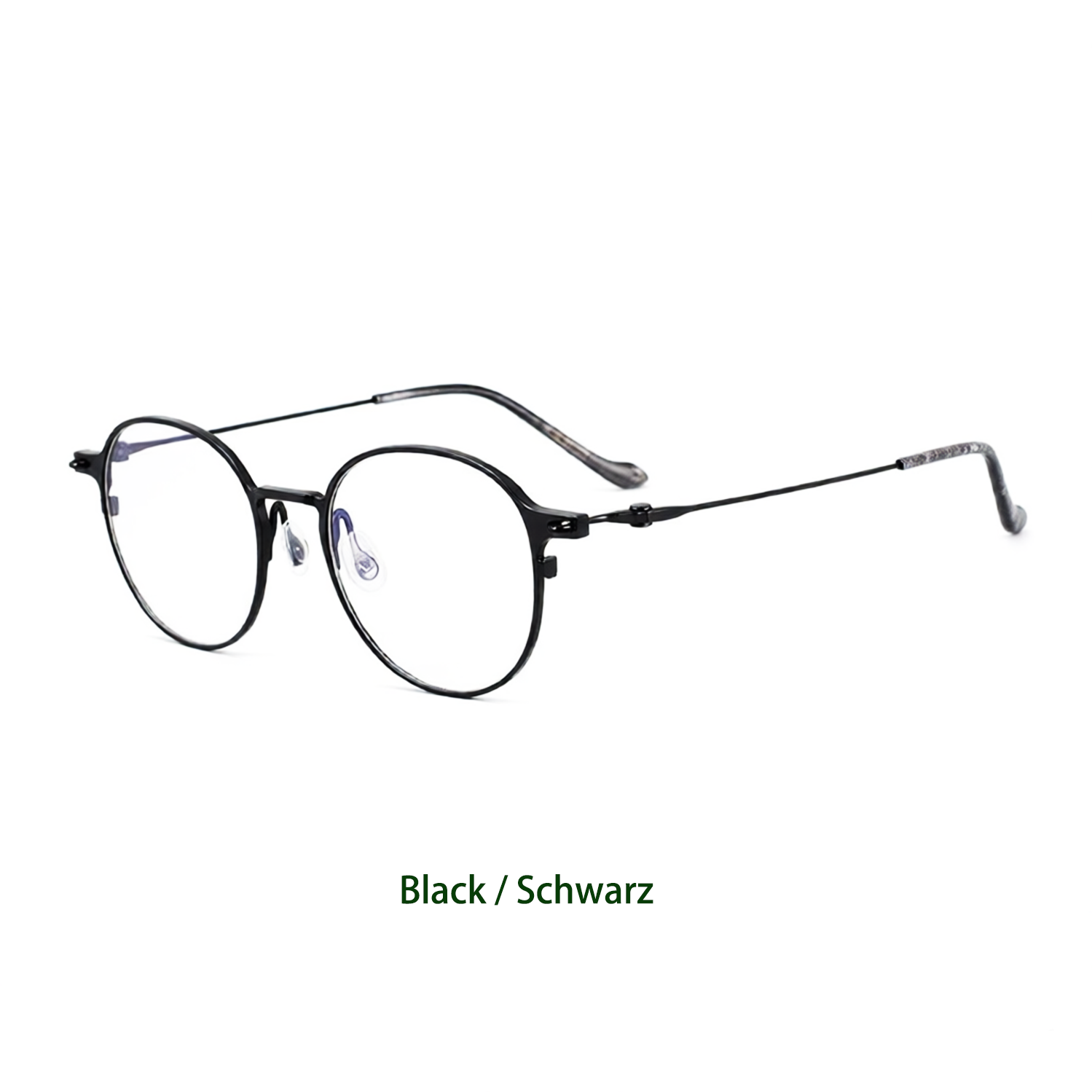 Ultra-light Pure Titanium Retro Glasses