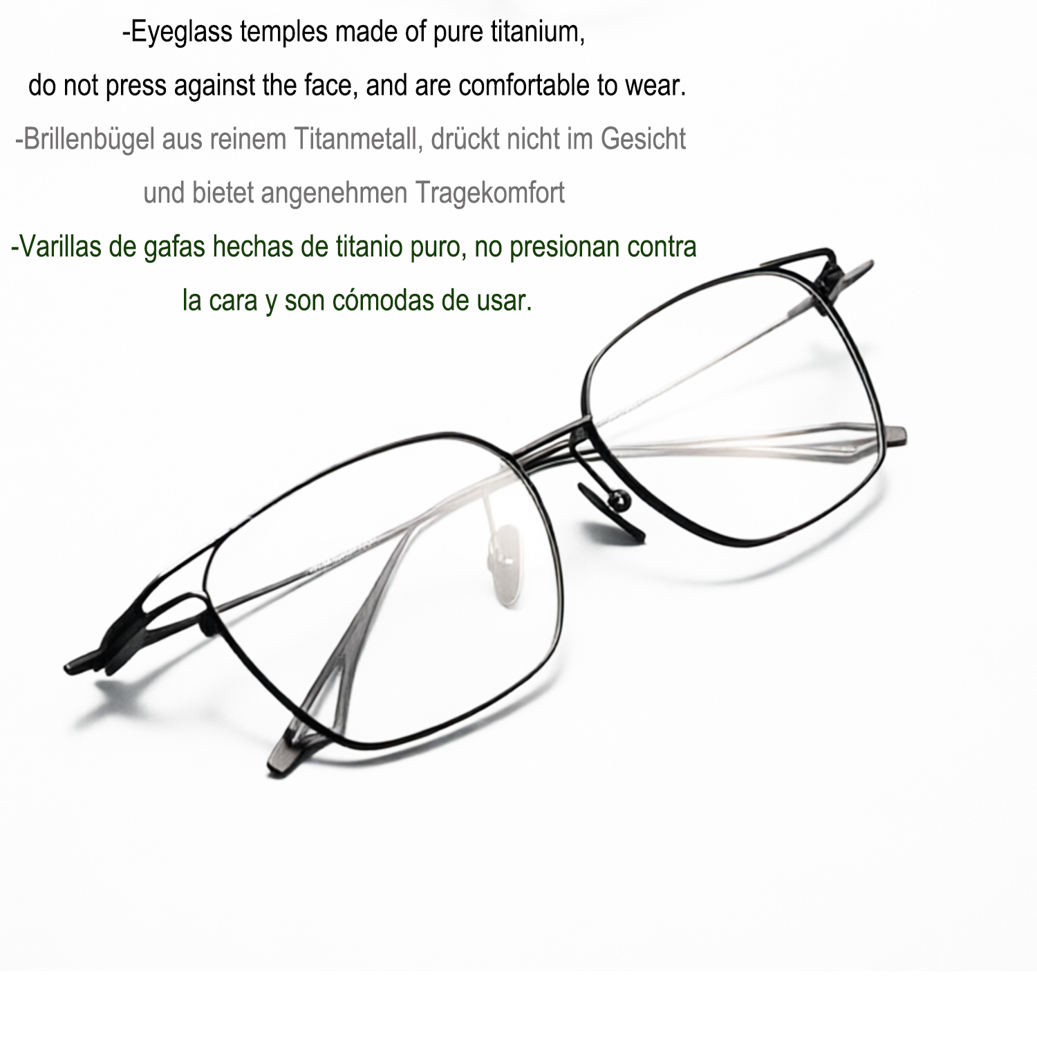 Hardcore Business Style Pure Titanium Glasses