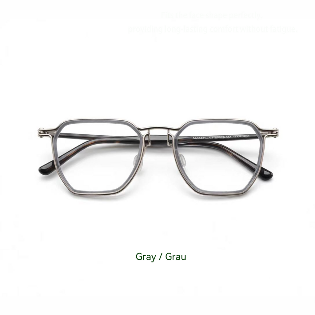 Titanium Metal Frame Fashion Glasses