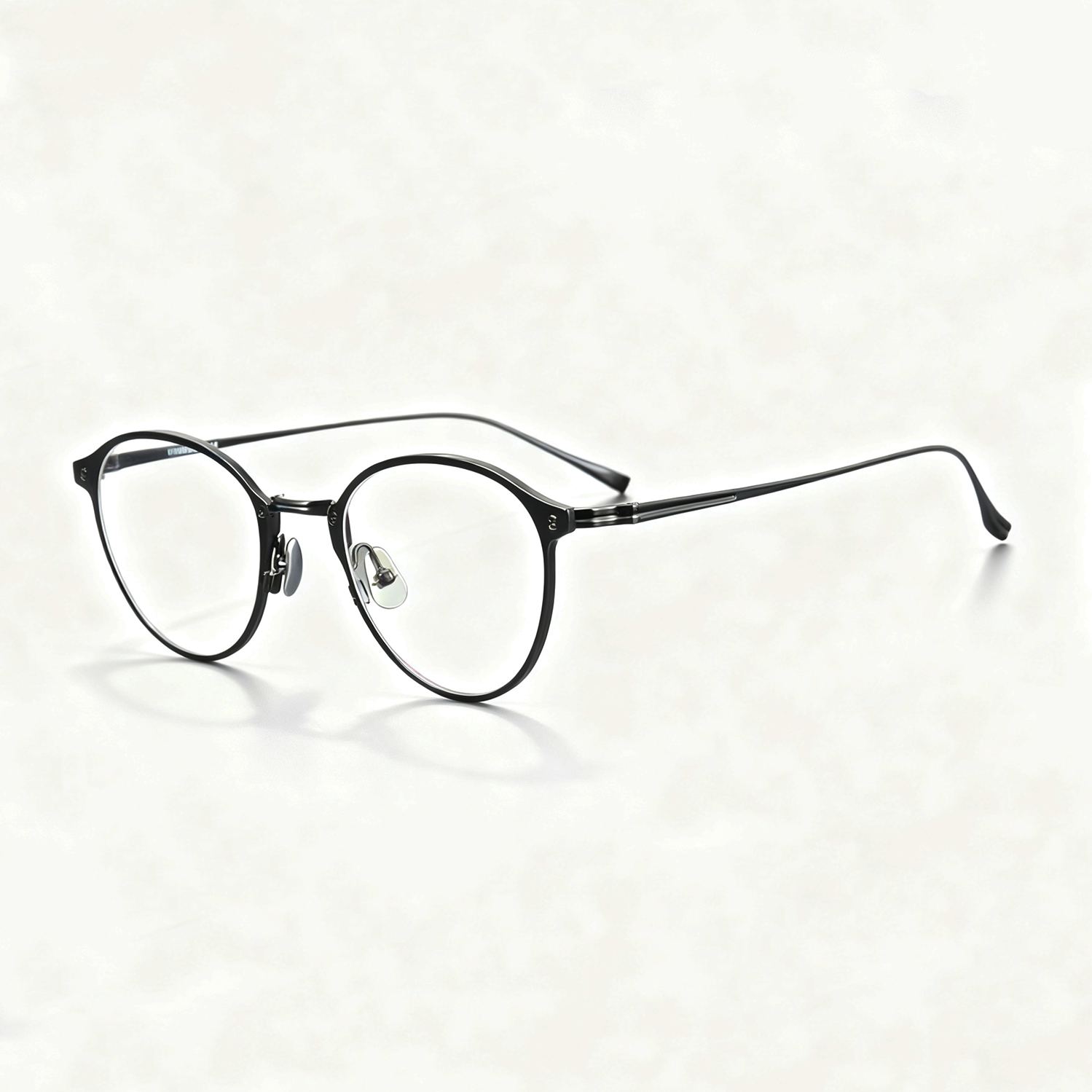 Business-Chic Retro Full-Titanium Ultra-Clear Metal Eyeglass Frames Unisex Available in Three Colors