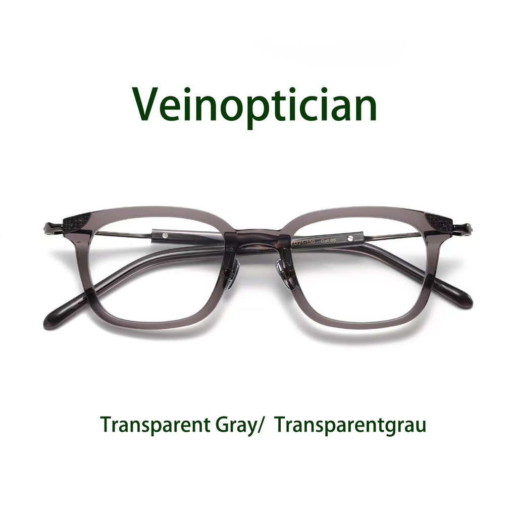 Vintage Handmade Glasses with Pure Titanium Metal Frames