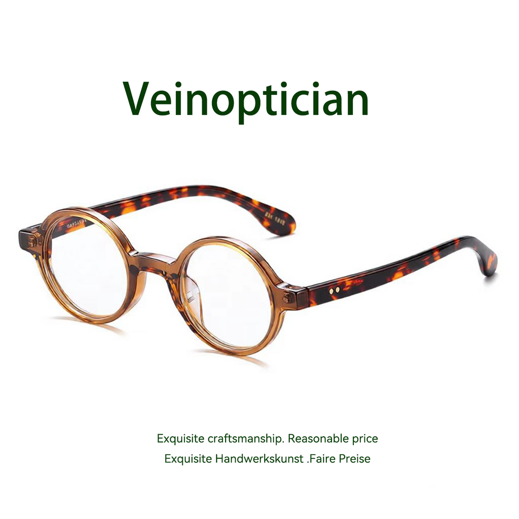 Acetate fiber plate vintage fashion glasses
