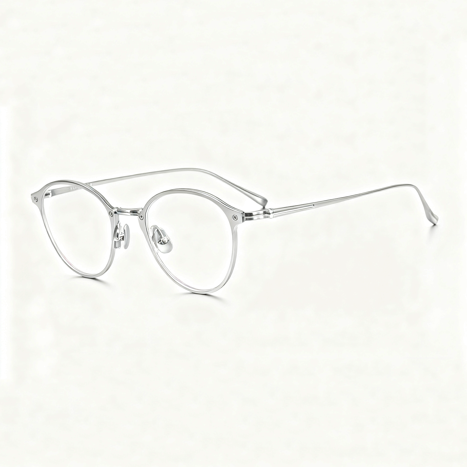 Business-Chic Retro Full-Titanium Ultra-Clear Metal Eyeglass Frames Unisex Available in Three Colors