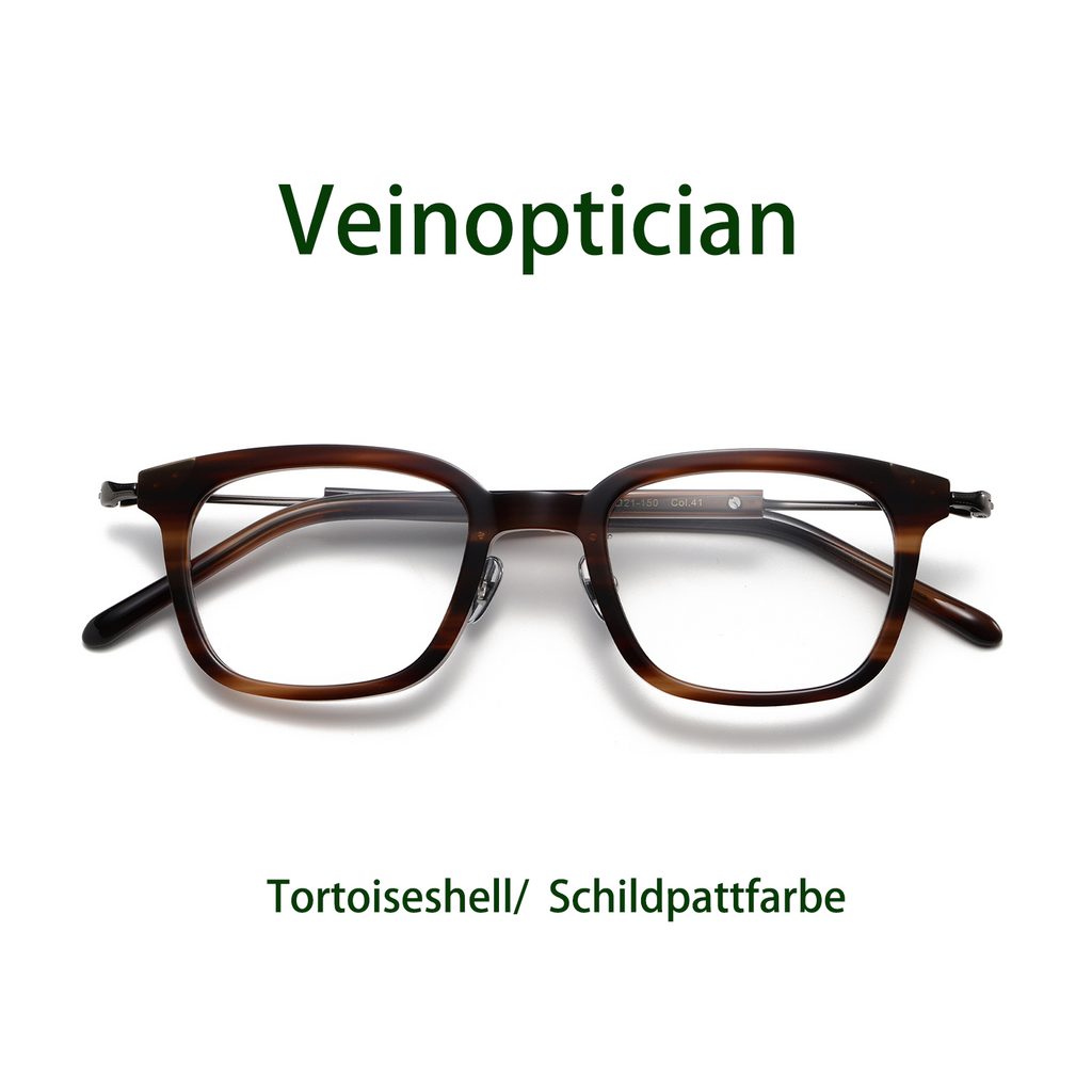 Vintage Handmade Glasses with Pure Titanium Metal Frames