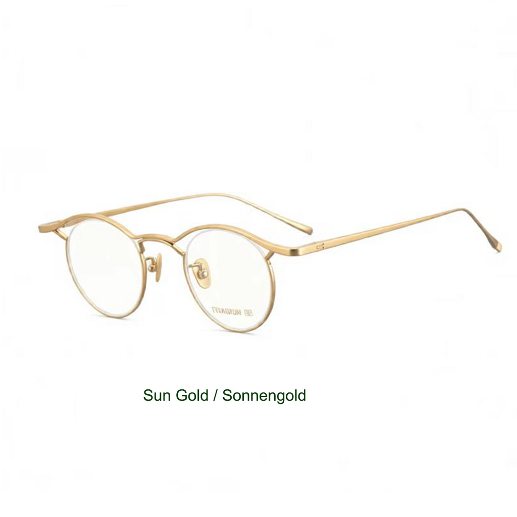 Pure Titanium Minimalist Retro Glasses