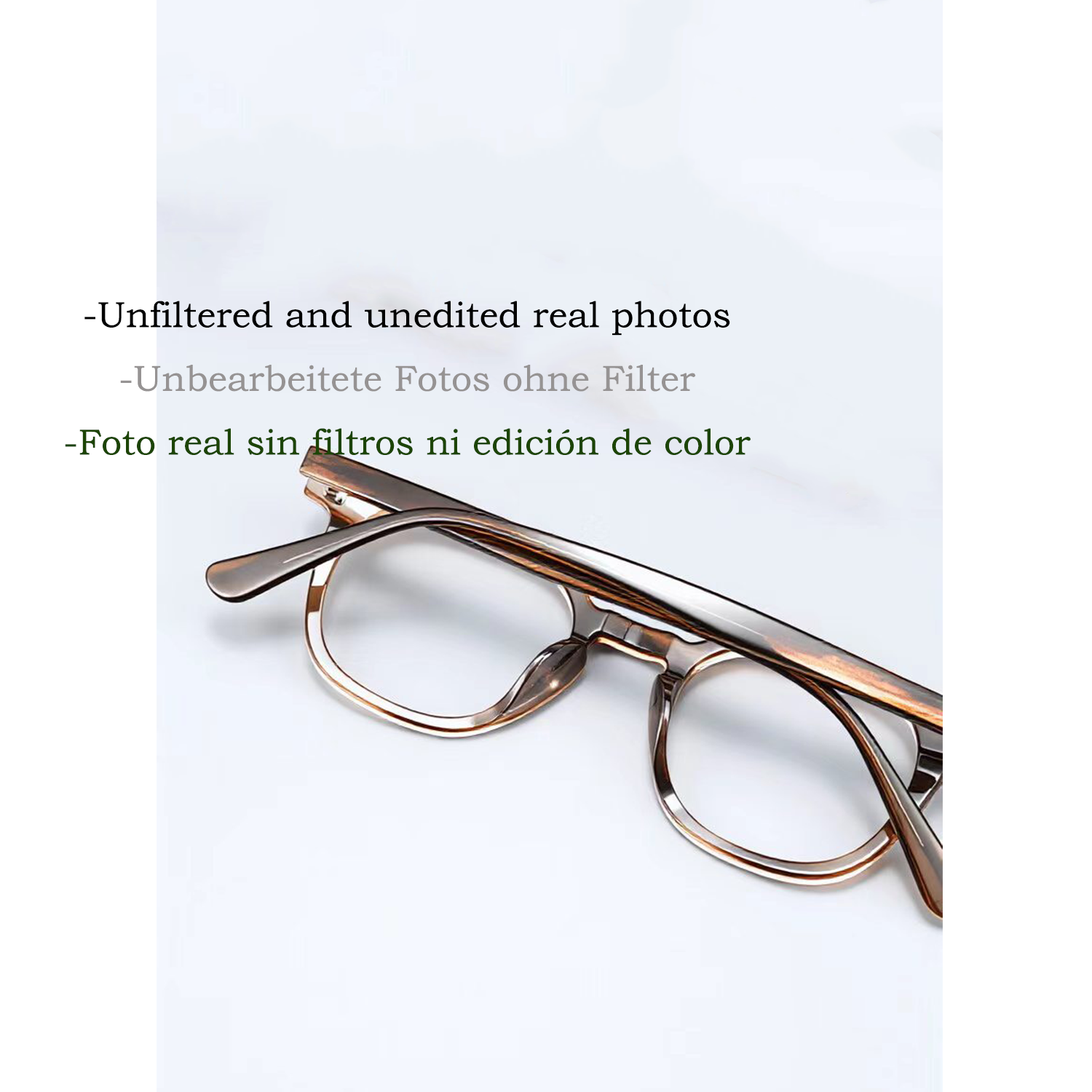 Acetate fiber board glasses
