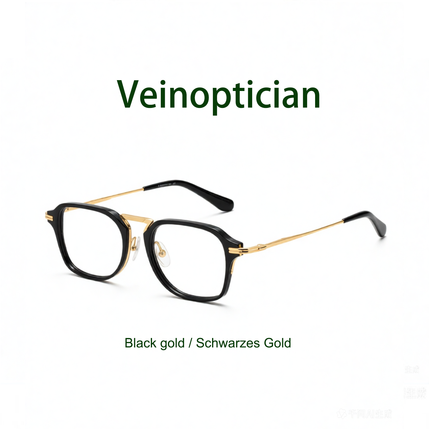 Titanium One-Piece Vintage Fashion Personalized Glasses