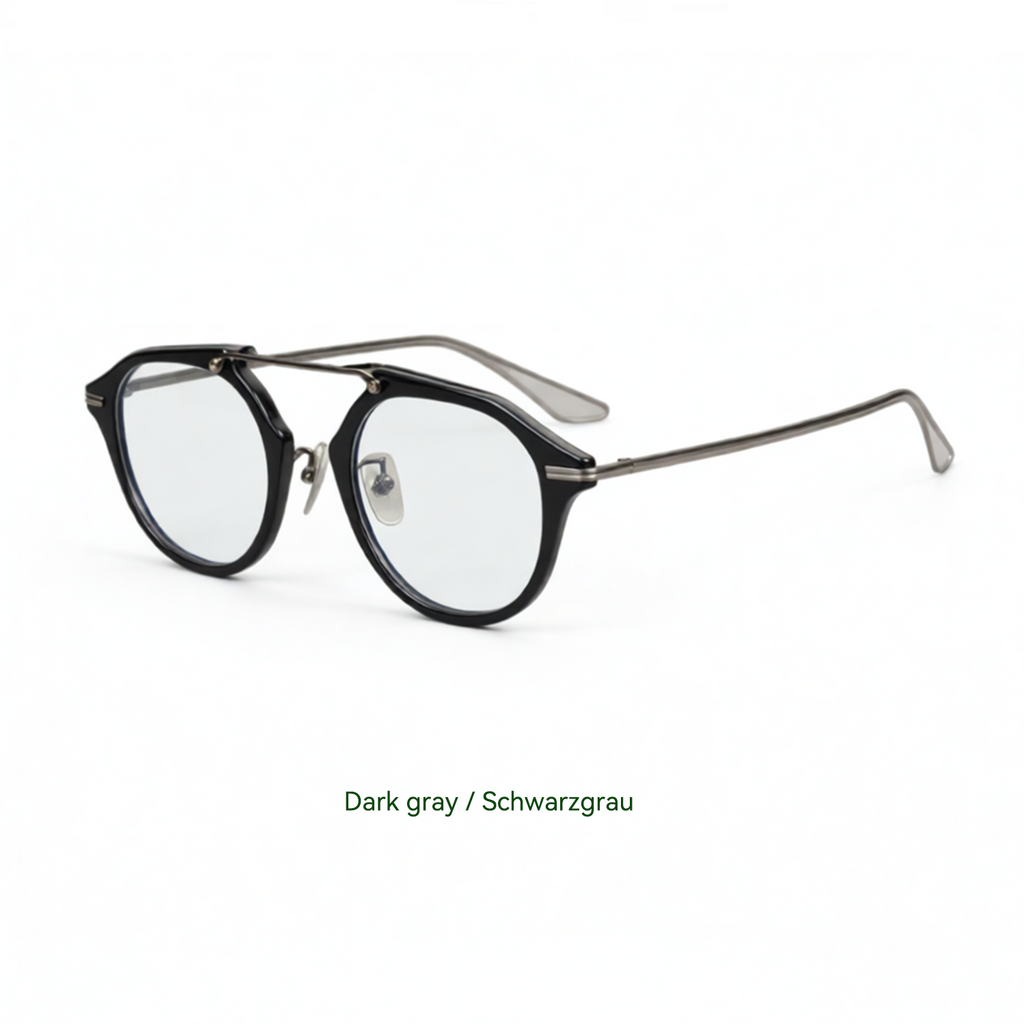 Titanium Fashion Acetate Fiber Frame Glasses