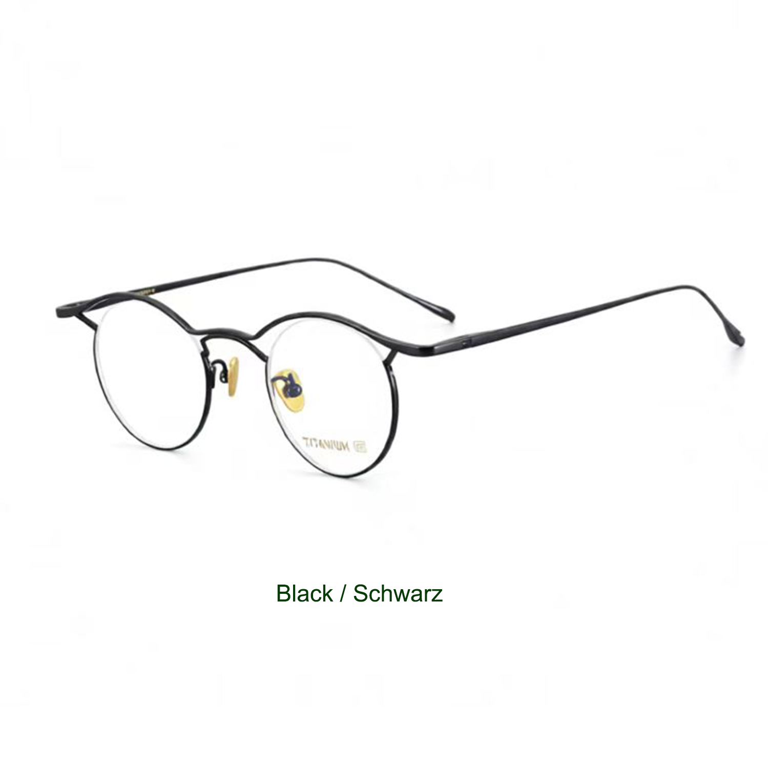 Pure Titanium Minimalist Retro Glasses