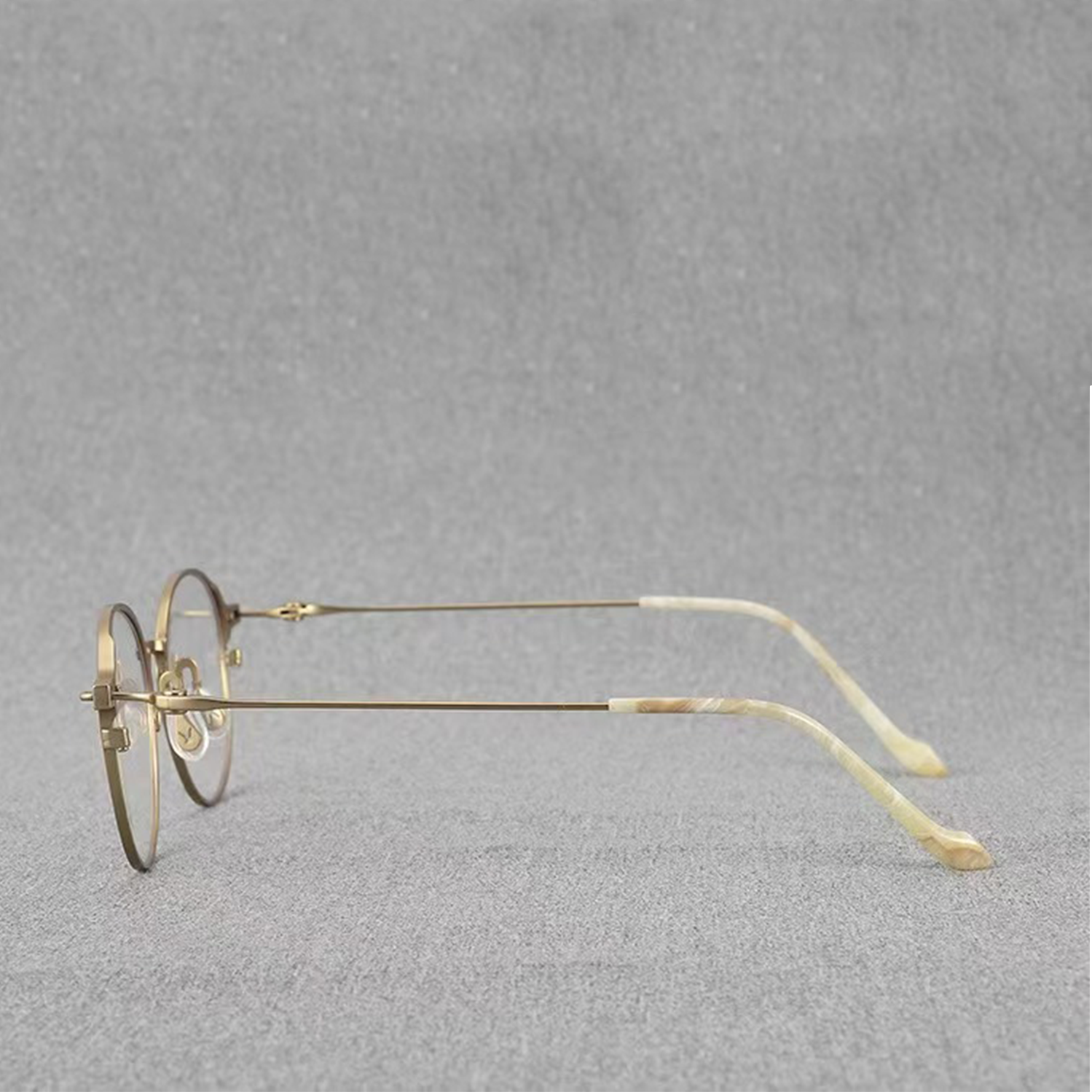 Ultra-light Pure Titanium Retro Glasses