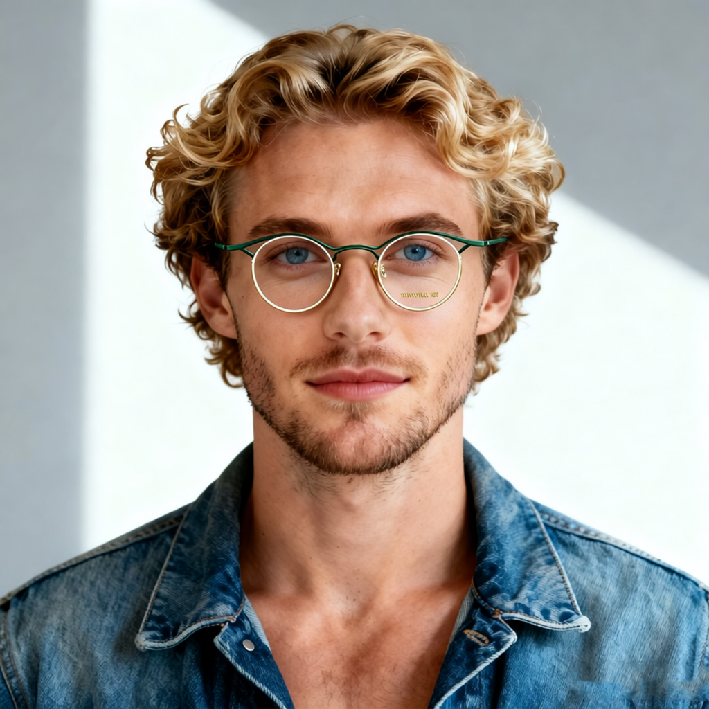 Pure Titanium Minimalist Retro Glasses